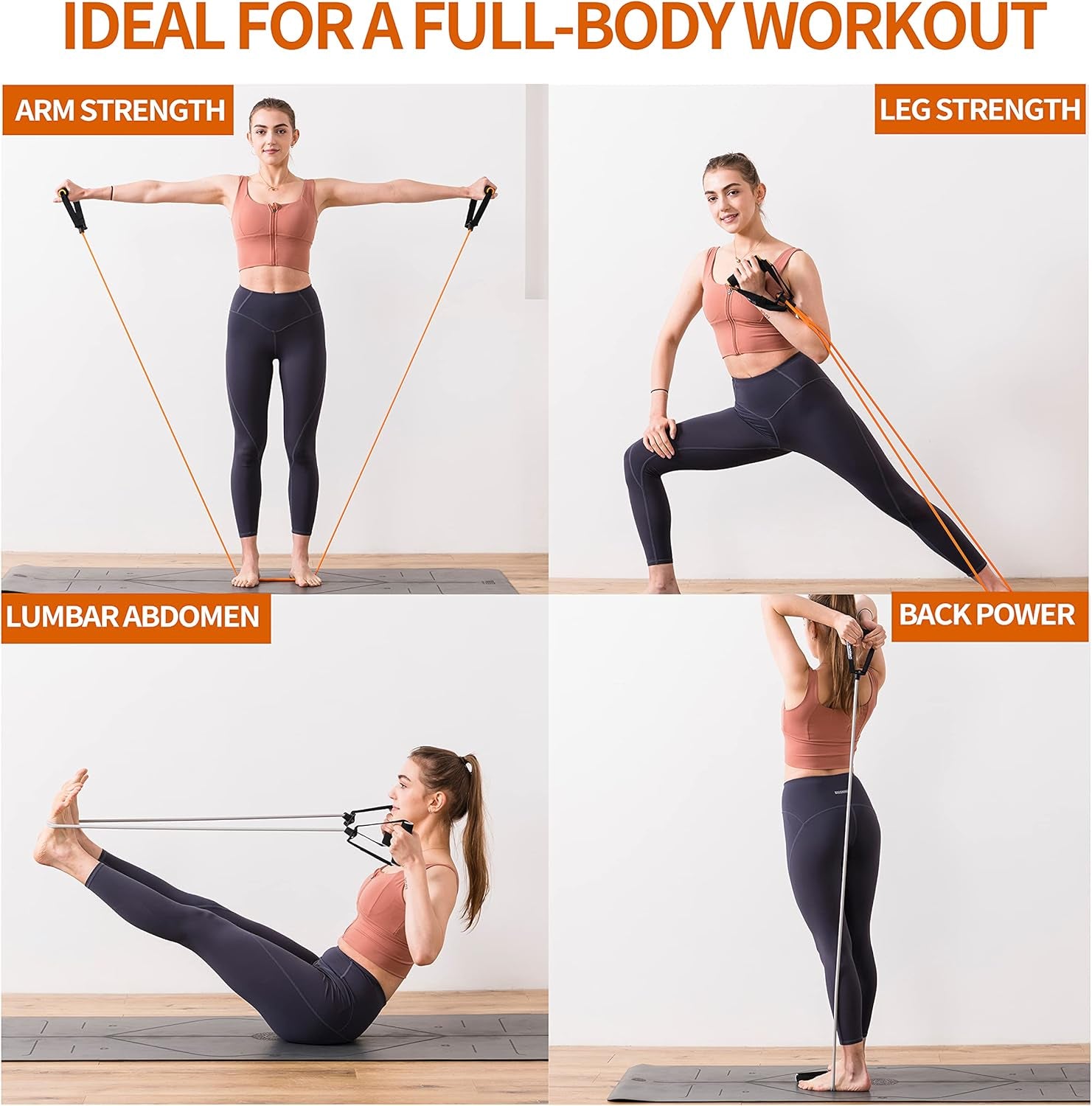 Resistance Bands,Resistance Bands for Women,Arm Resistance Bands,Elastic Band Arm,Elastic Exercise Bands for Home Workout,Strength Training,Physical Therapy (Heavy)